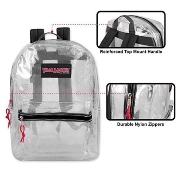 Trailmaker Classic 🎒Clear Backpack - Picture 5 of 9